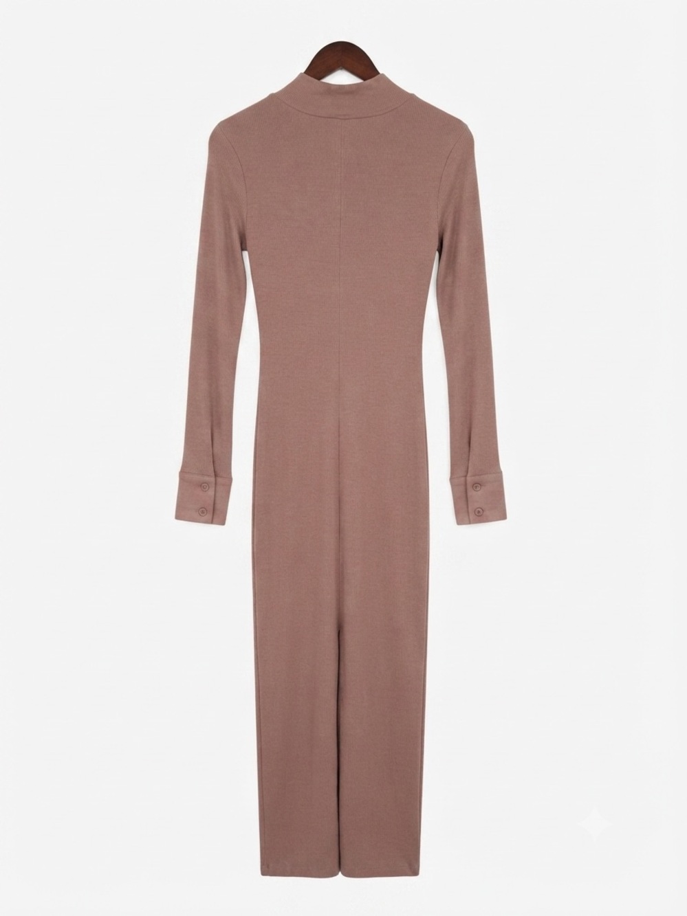 Young Fabulous & Broke Long Sleeve Polo Ribbed  Dress - Picture 3 of 7